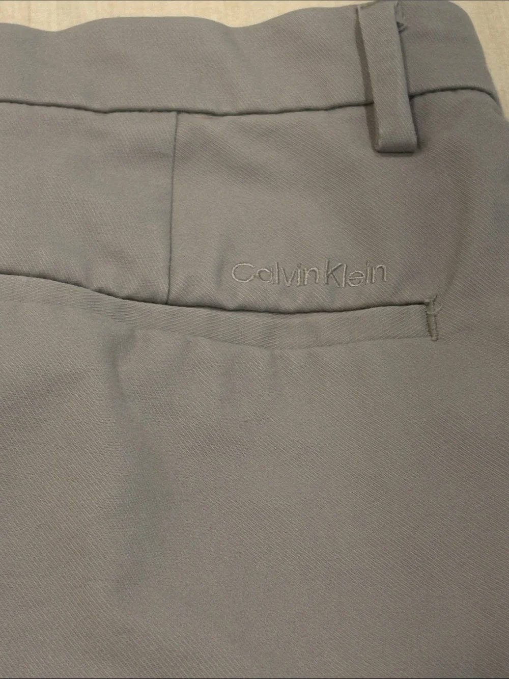 Calvin Klein Gray Chinos 32x32 - Picture 3 of 5